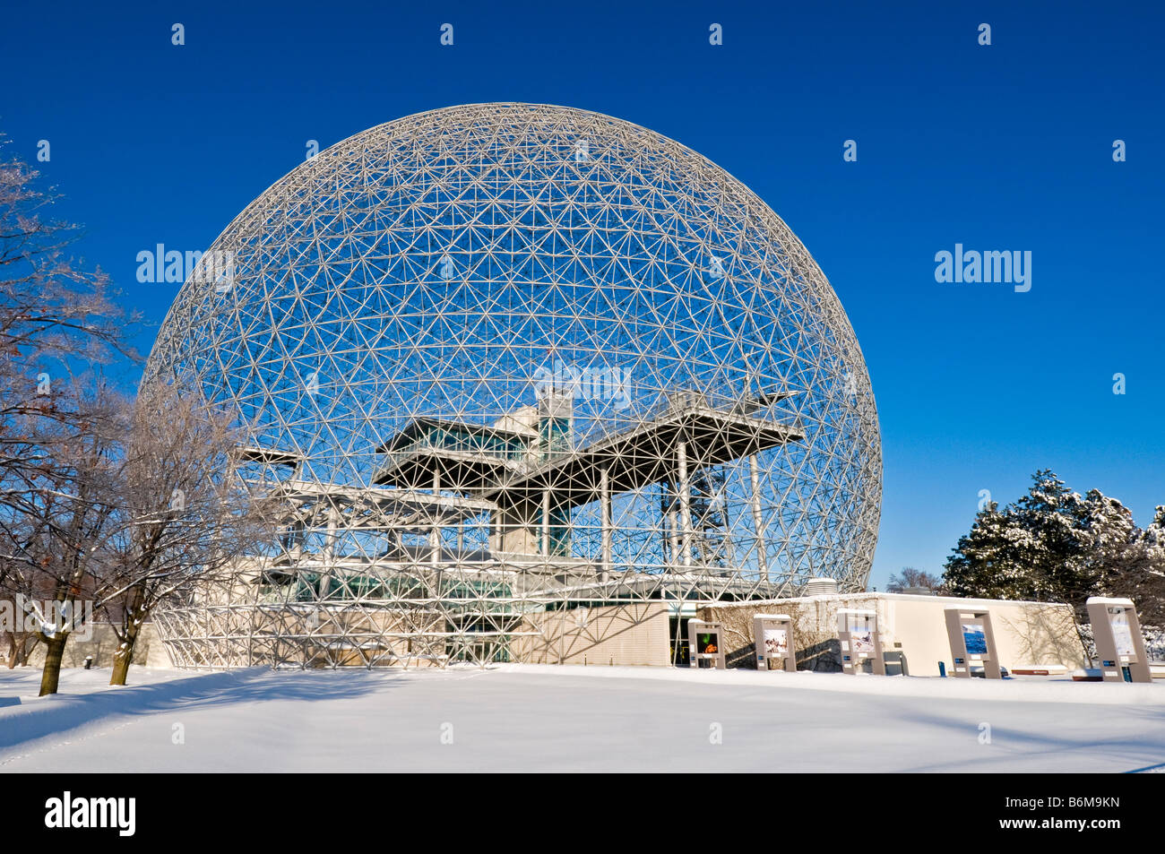 Biosfera Ile Sainte Helene Montreal Quebec Canadá Fotografía de stock