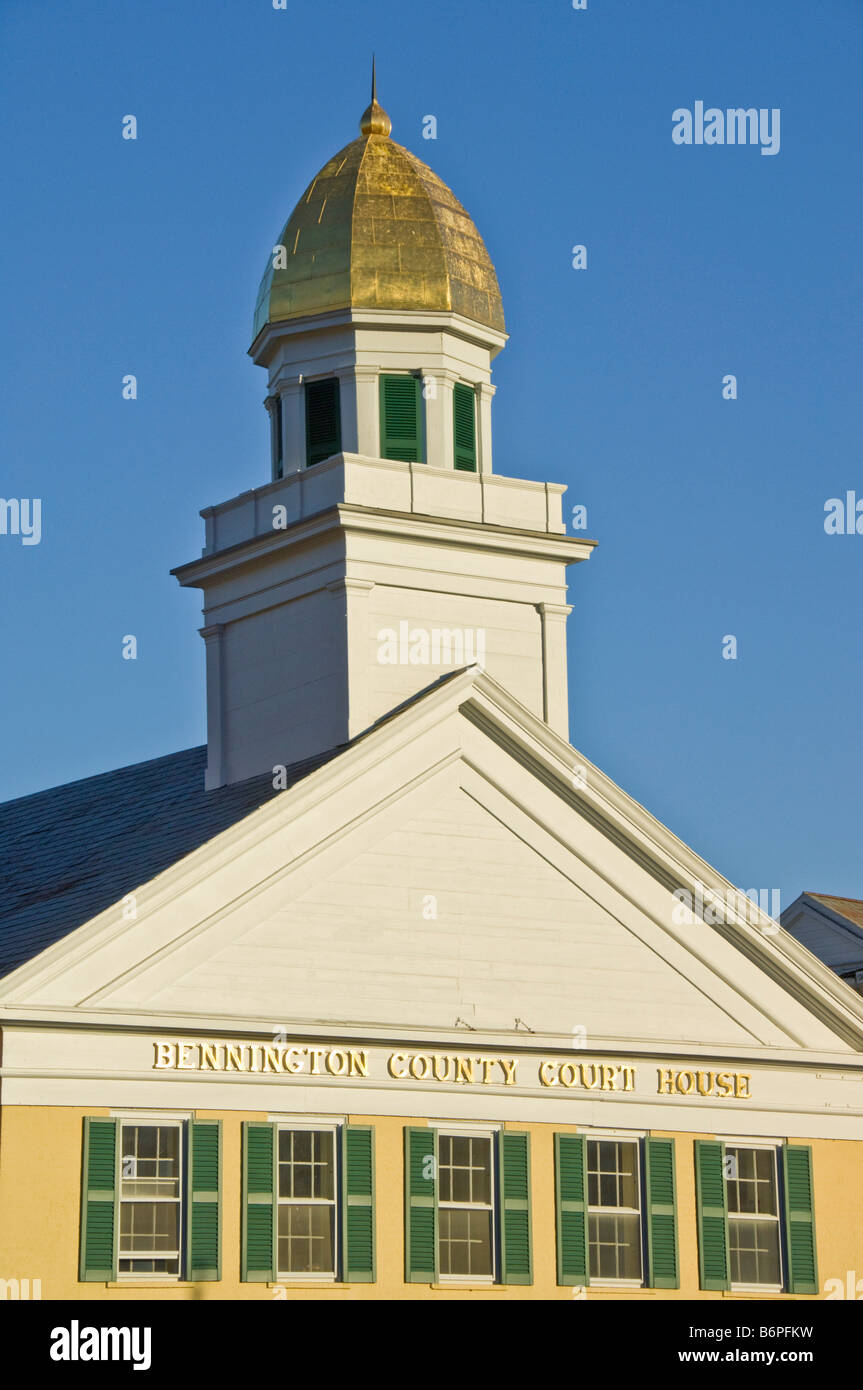Bennington county court house Manchester, Vermont, EE.UU. Estados Unidos de América Foto de stock