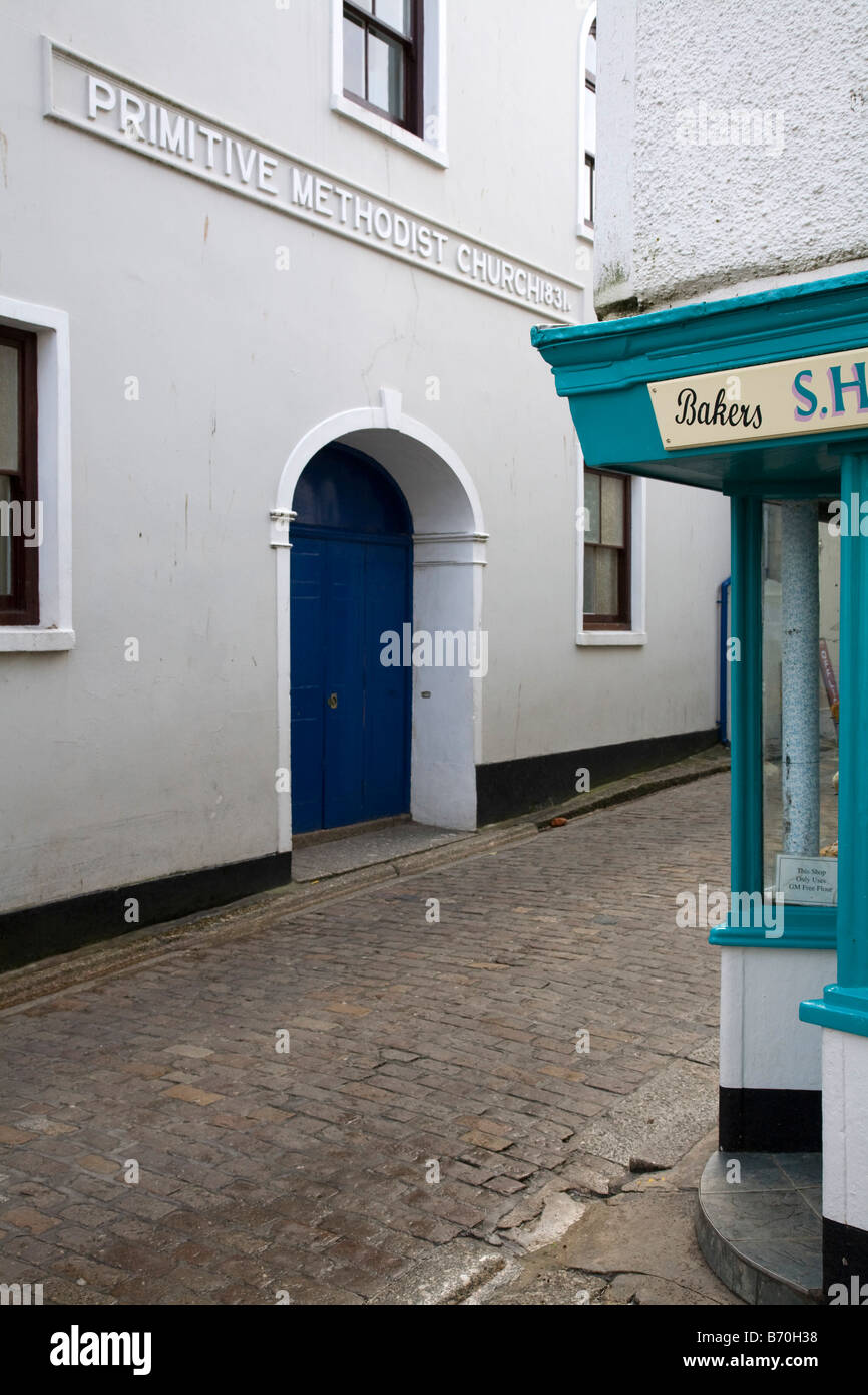 Fore street St Ives cornwall Foto de stock