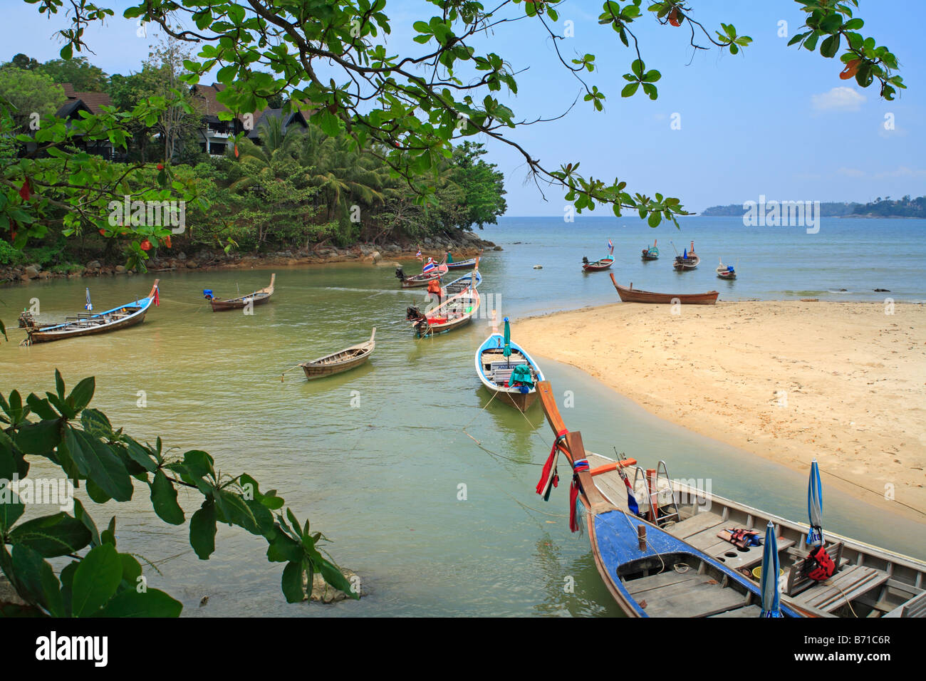 Surin Kamala Beach la isla Phuket, Tailandia meridional, Sudeste de Asia Foto de stock