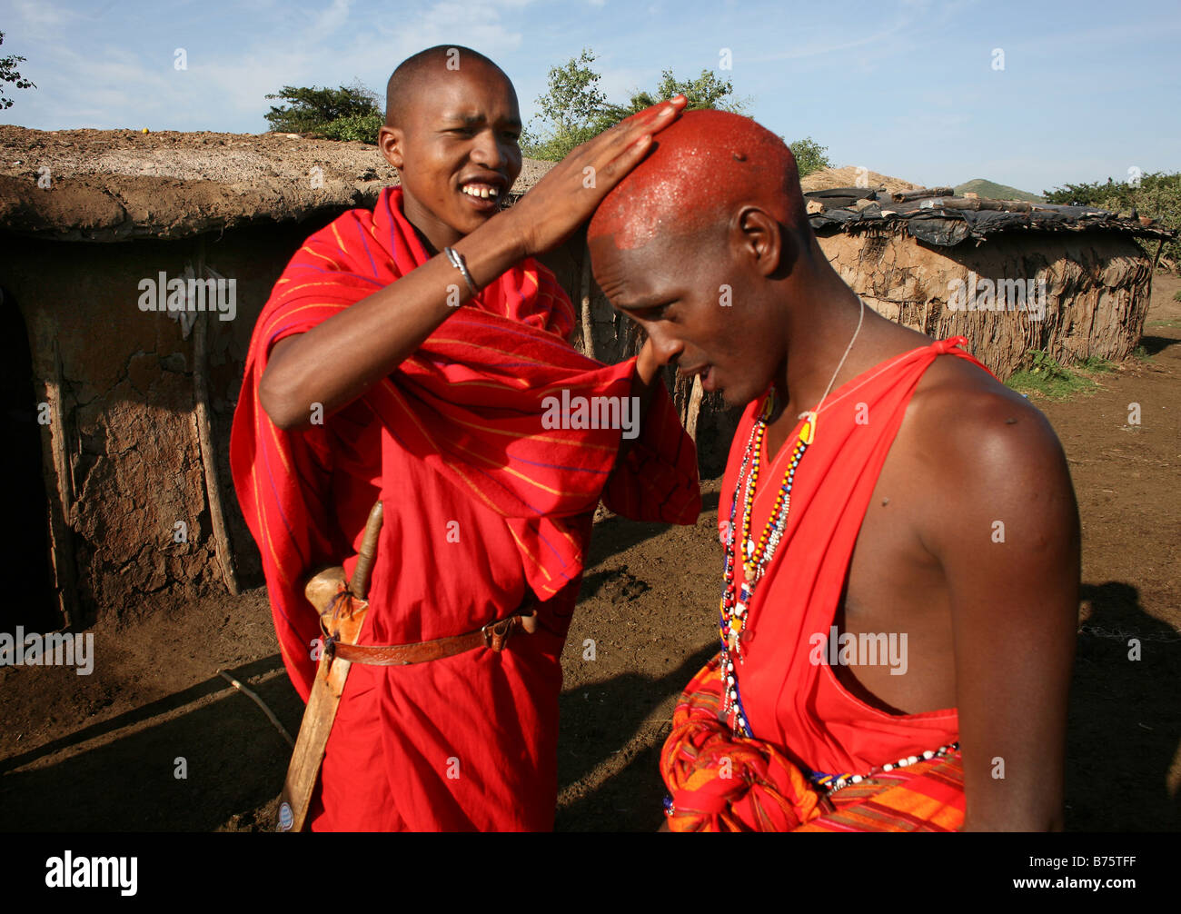 Massai de Kenia Foto de stock