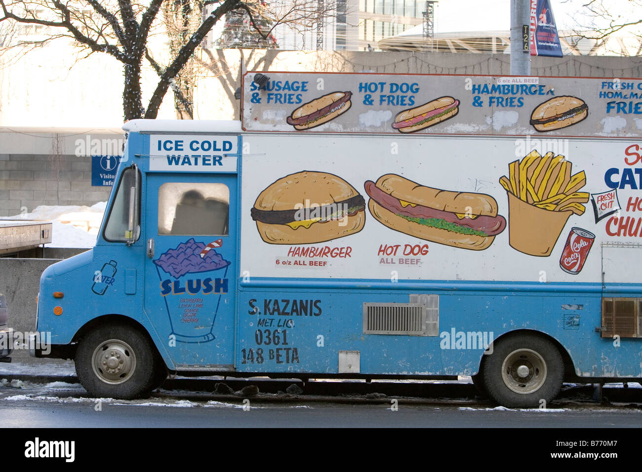 Catering de Toronto coche - aka camión de alimentos Foto de stock