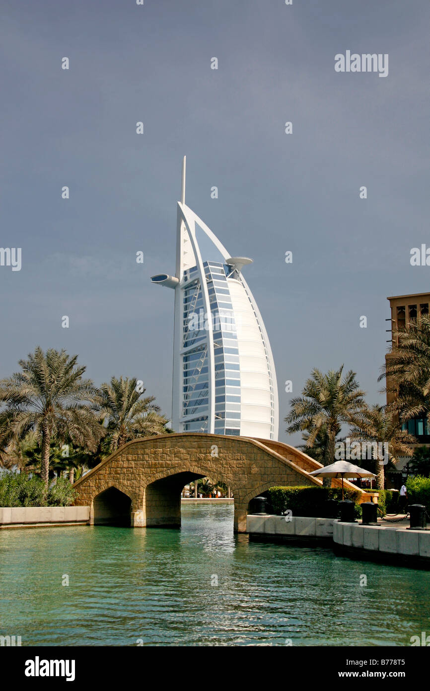 El Burj Al Arab, el hotel de 7 estrellas de lujo, Dubai, Emiratos