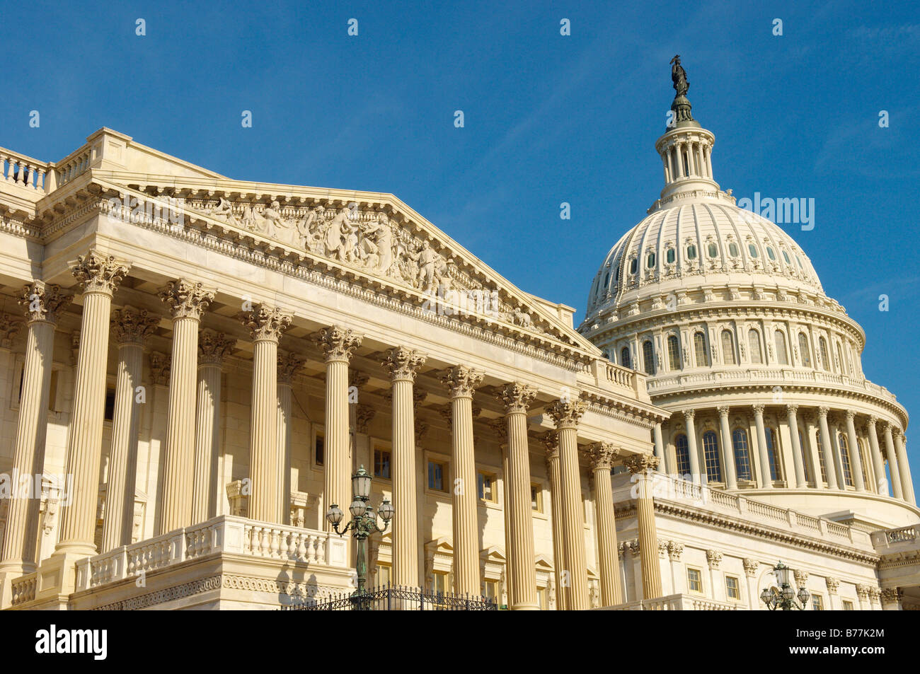 El edificio del Capitolio de los Estados Unidos, Washington, D.C. Foto de stock