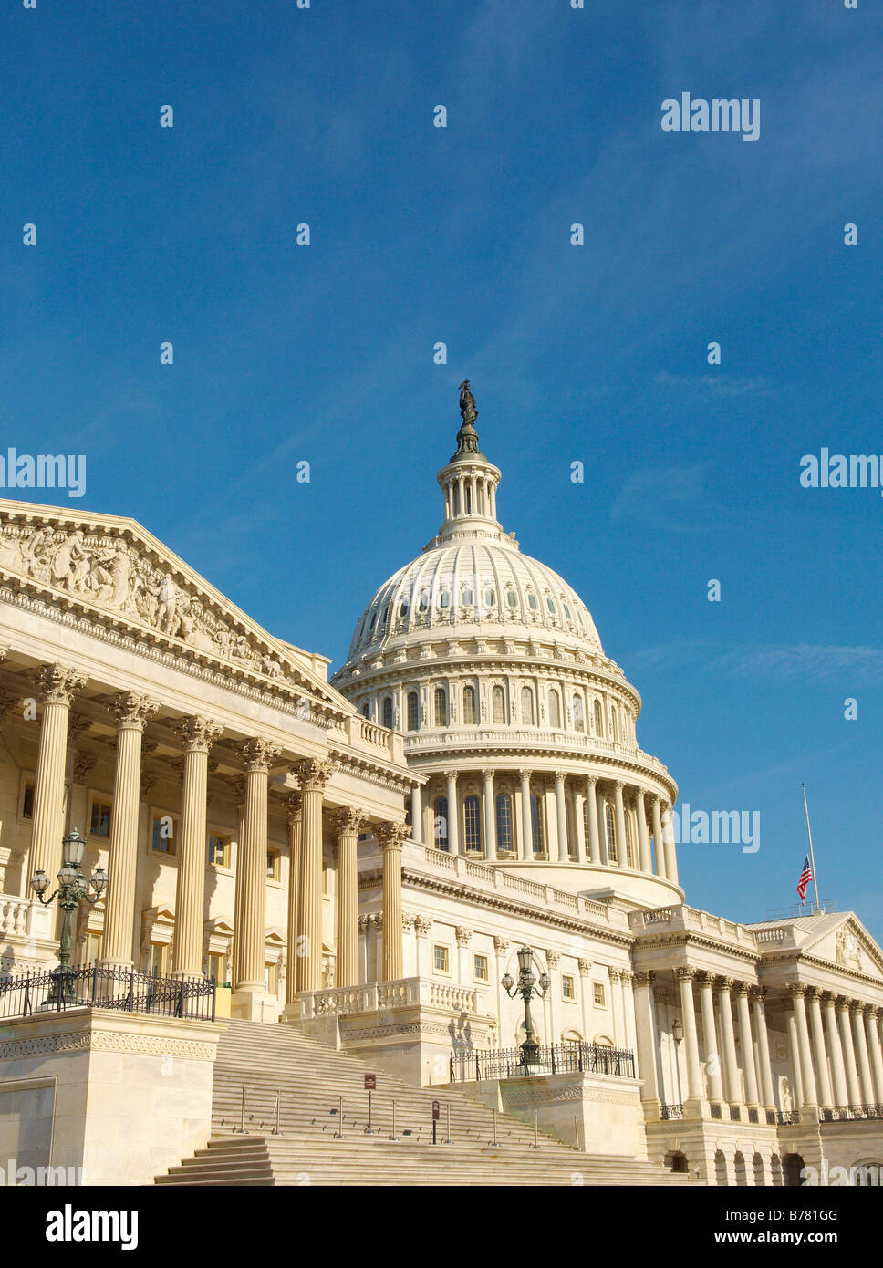 El edificio del Capitolio de los Estados Unidos, Washington, D.C. Foto de stock