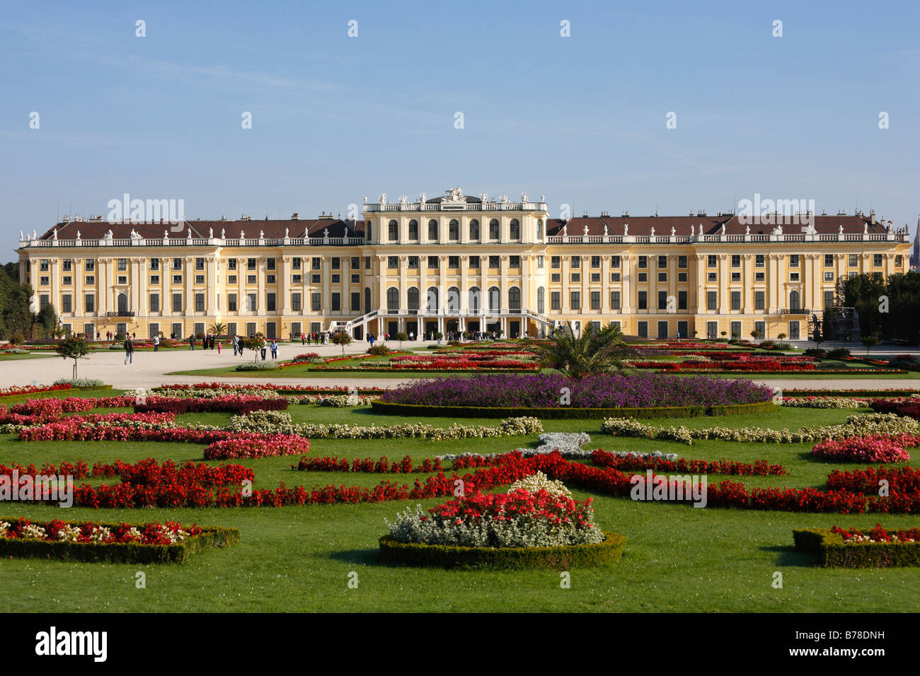El Palacio de Schönbrunn, en Viena, Austria, Europa Foto de stock