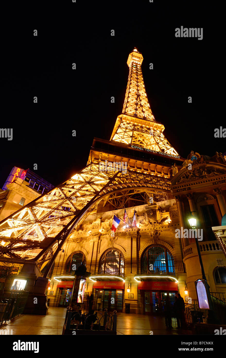 Paris Hotel & Casino en Las Vegas Foto de stock