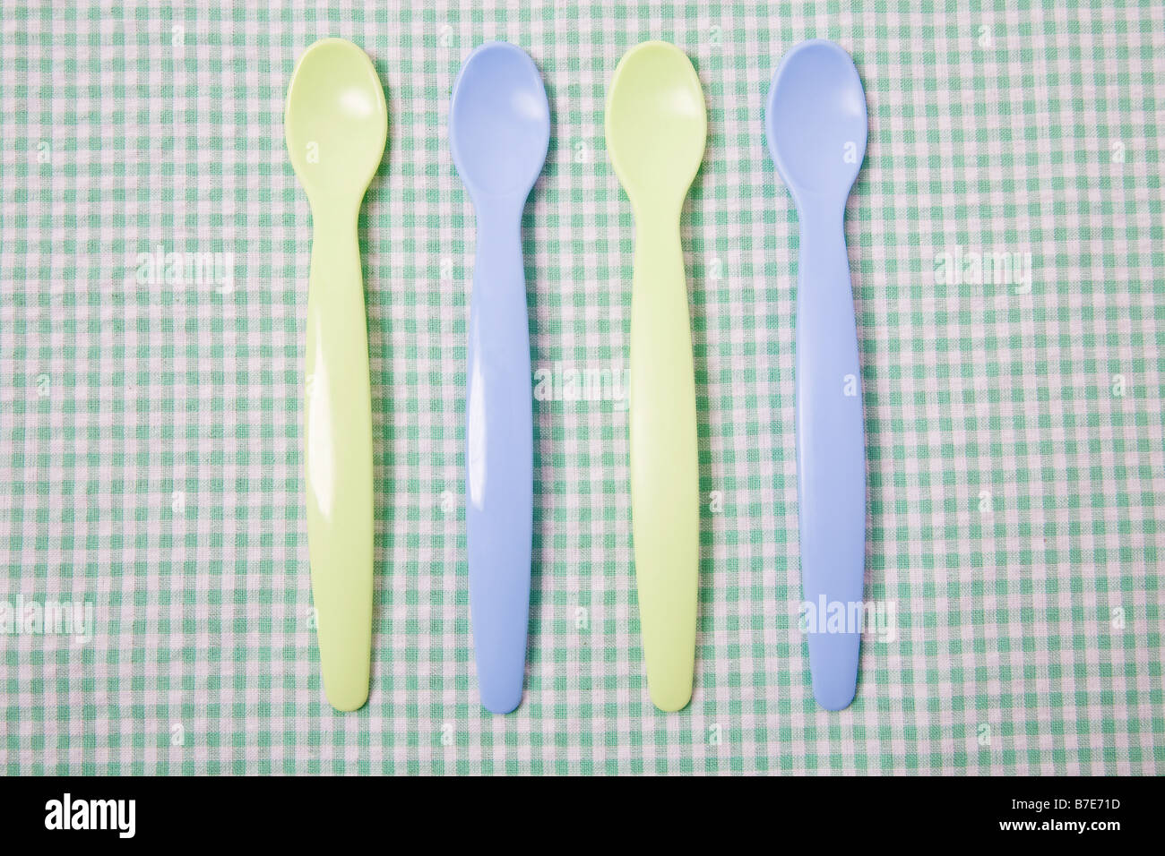 Cucharas de bebé Foto de stock