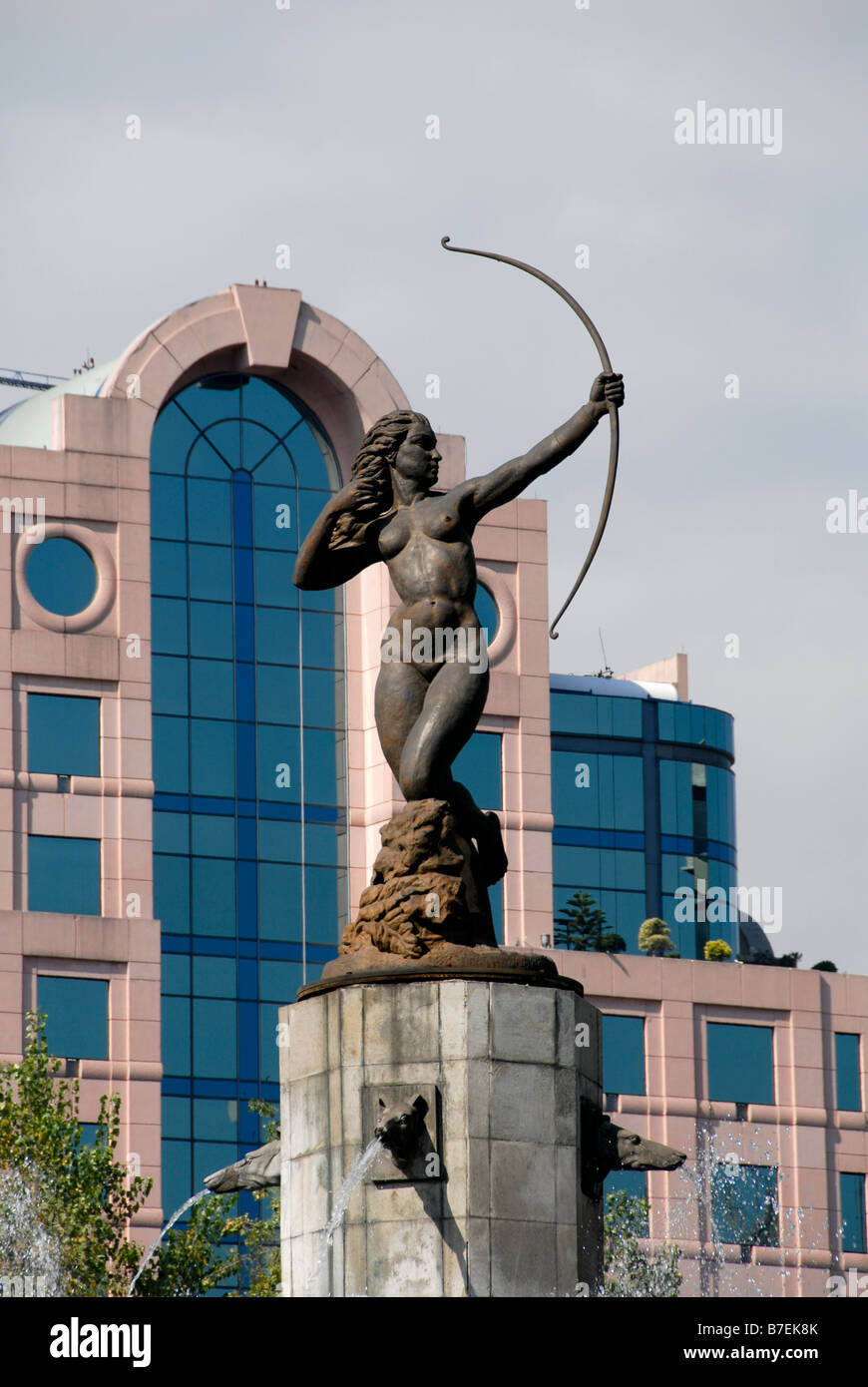 La fuente de Diana cazadora, Ciudad de México Fotografía de stock Alamy