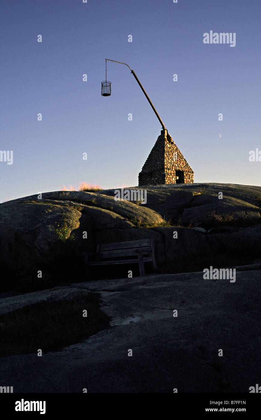 Faro en verdens ende, Noruega Foto de stock