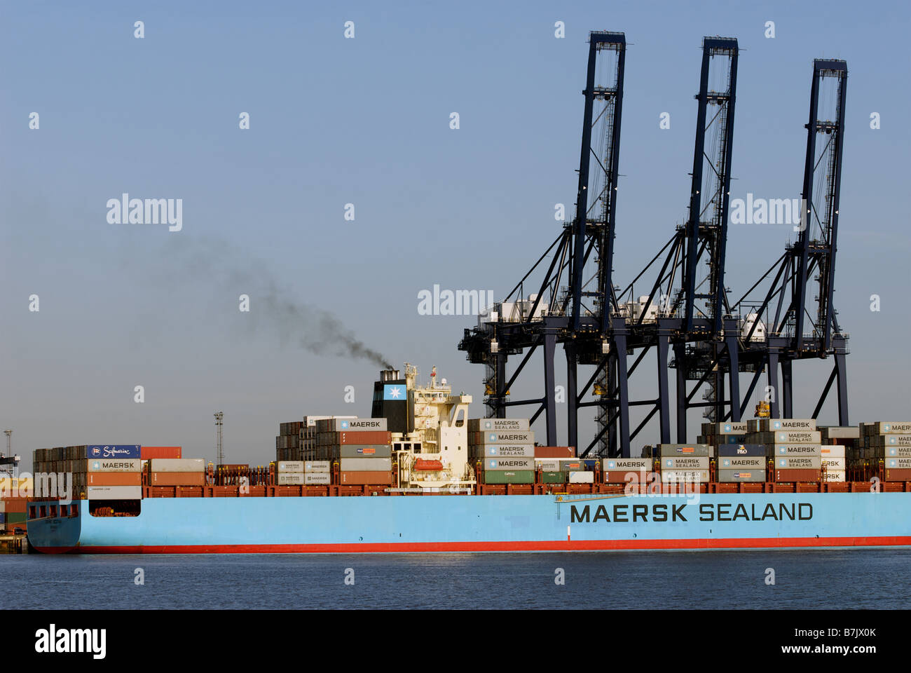 Maersk sealand michigan portacontenedores fotografías e imágenes de
