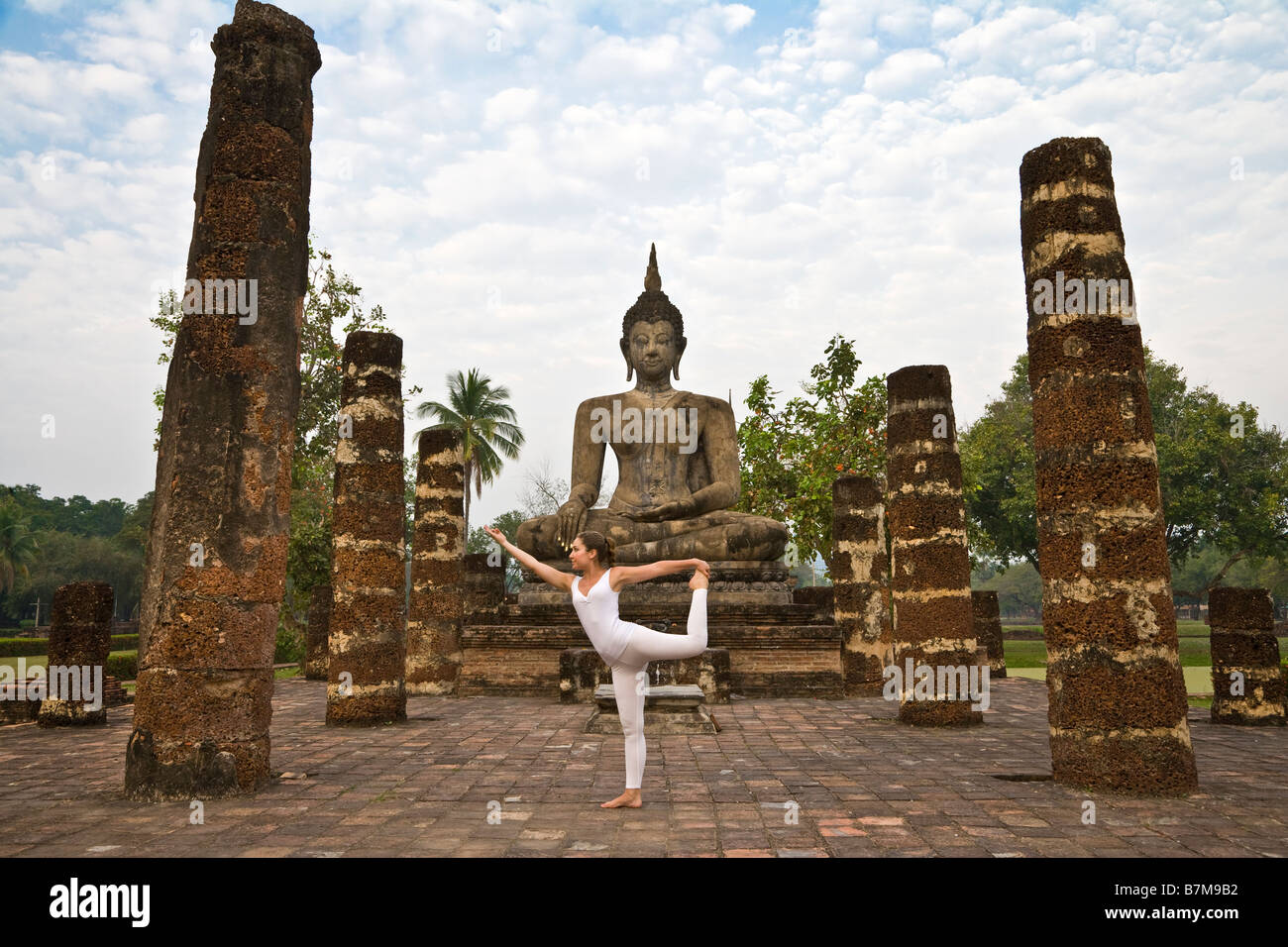 Yoga, mujer, Buda, positivo, espacio sagrado, Yogi, yoga pose