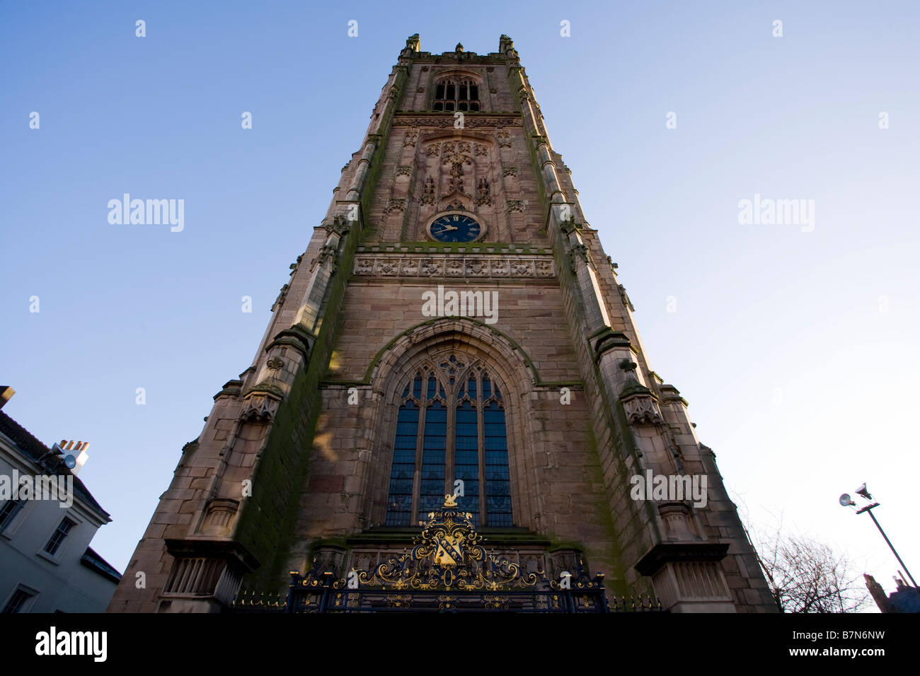 La Catedral de Derby. La Catedral de Todos los Santos Foto de stock