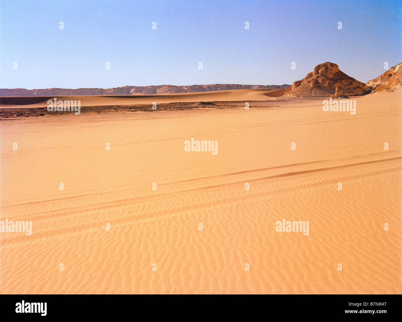 Desierto Blanco, Farafara, Egipto Foto de stock