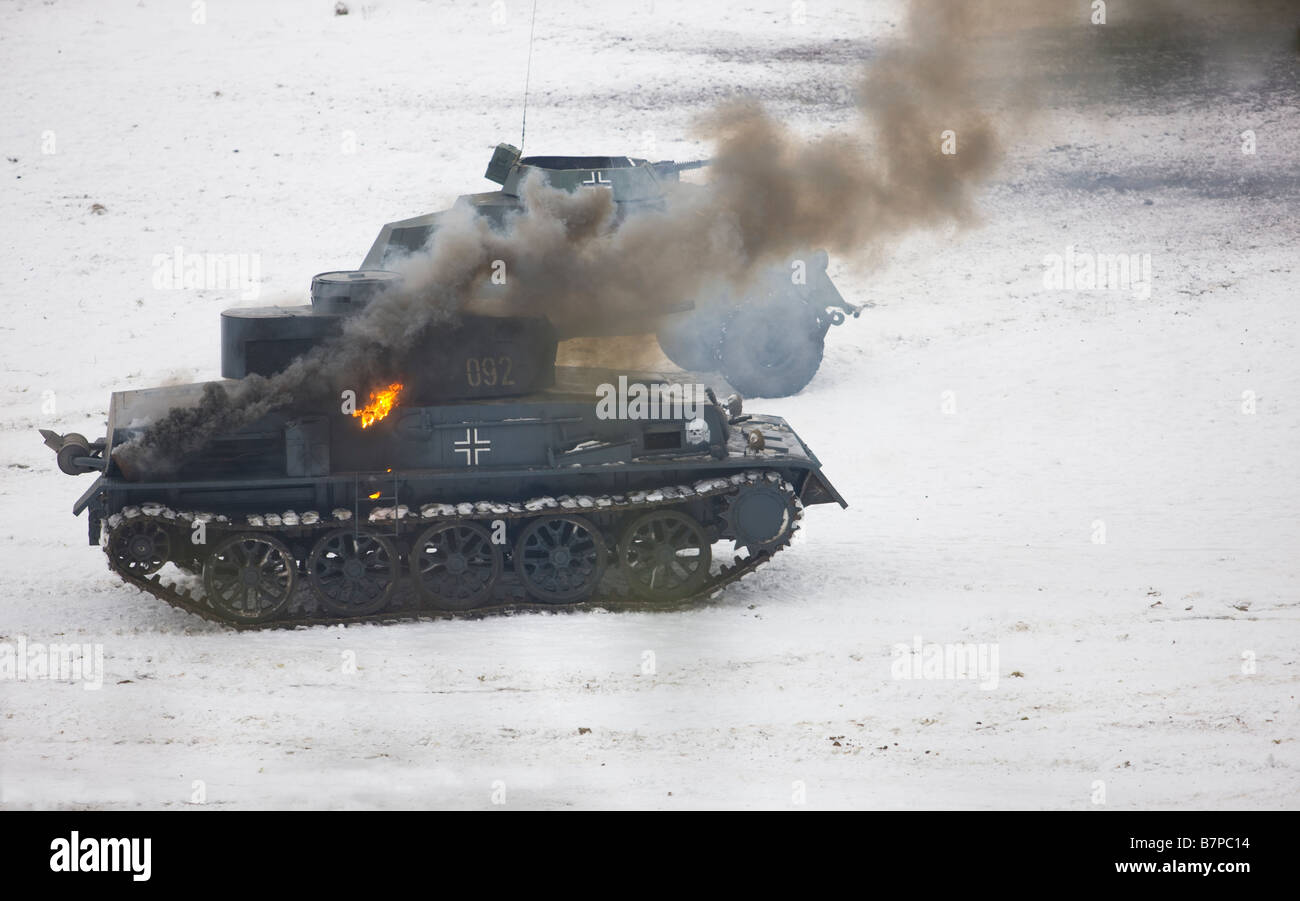 Quema De Alemania Depósito Pz Iv Reconstrucción De La Gran Guerra Patriótica La Segunda Guerra 