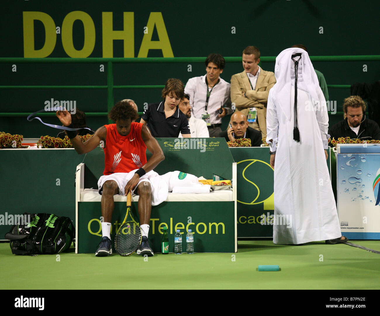 Gael Monfils de Francia se adapta a su envoltura nueva empu adura