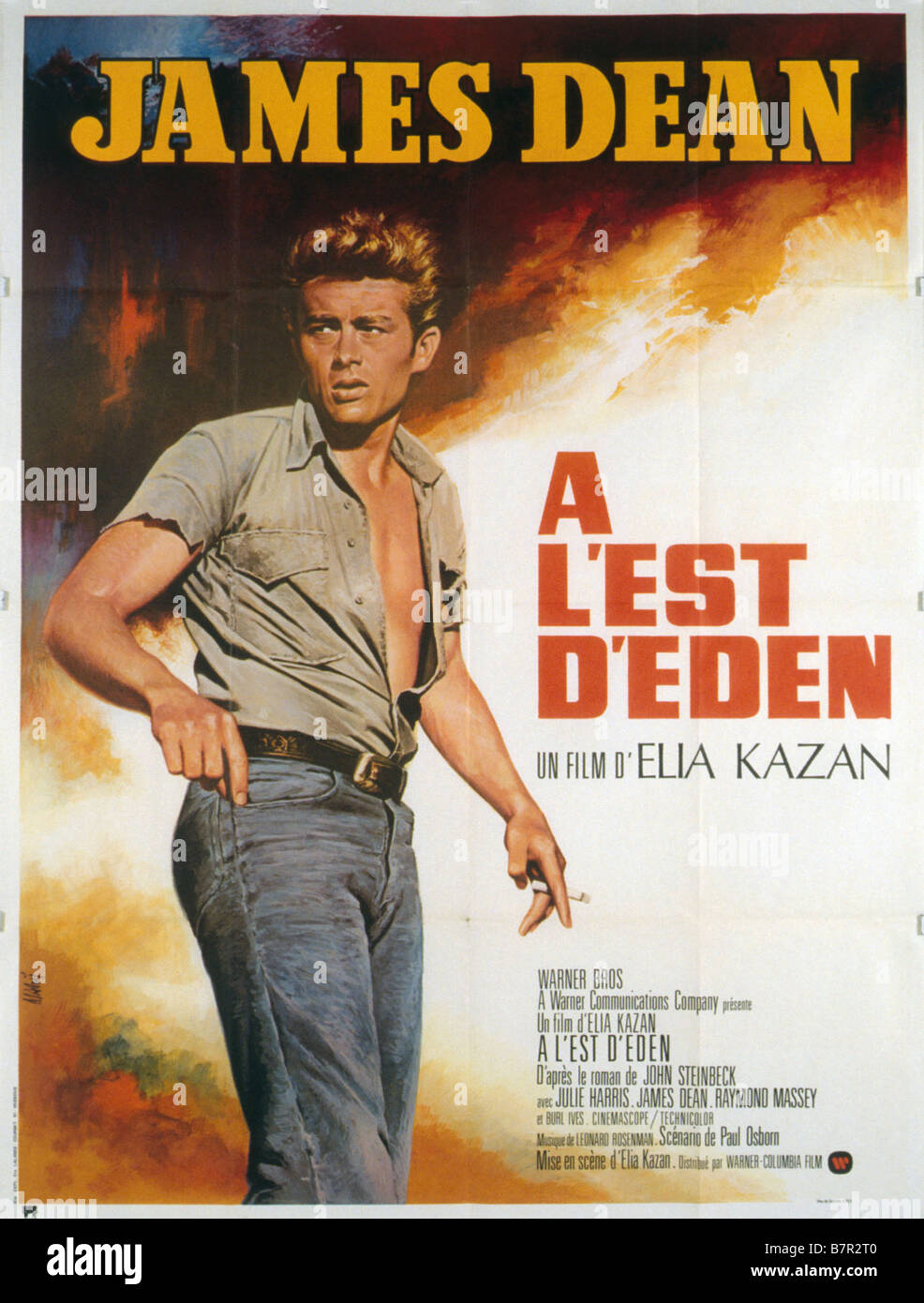 Al este del Edén Año: 1955 EE.UU. Dirigida por Elia Kazan póster de