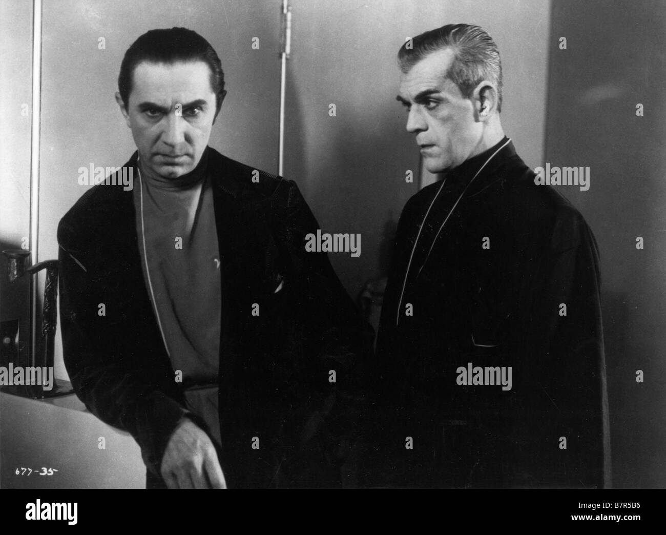 El Gato Negro Año: 1934 Estados Unidos Boris Karloff, Bela Lugosi Director: Edgar G. Ulmer Foto de stock