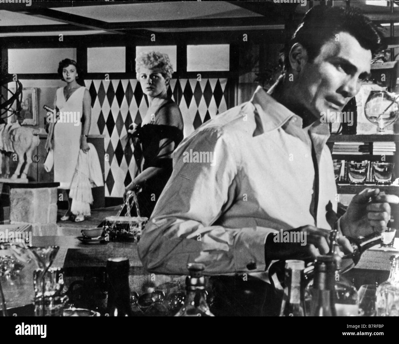 El cuchillo grande Año: 1955 EE.UU Ida Lupino, Shelley Winters, balance de Gato Director: Robert Aldrich Foto de stock