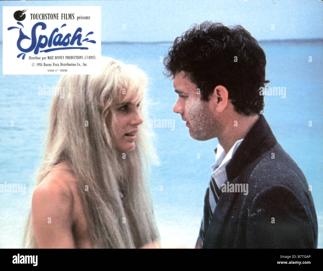 Splash Año 1984 Estados Unidos Tom Hanks Daryl Hannah Director Ron Howard Fotografía De Stock 
