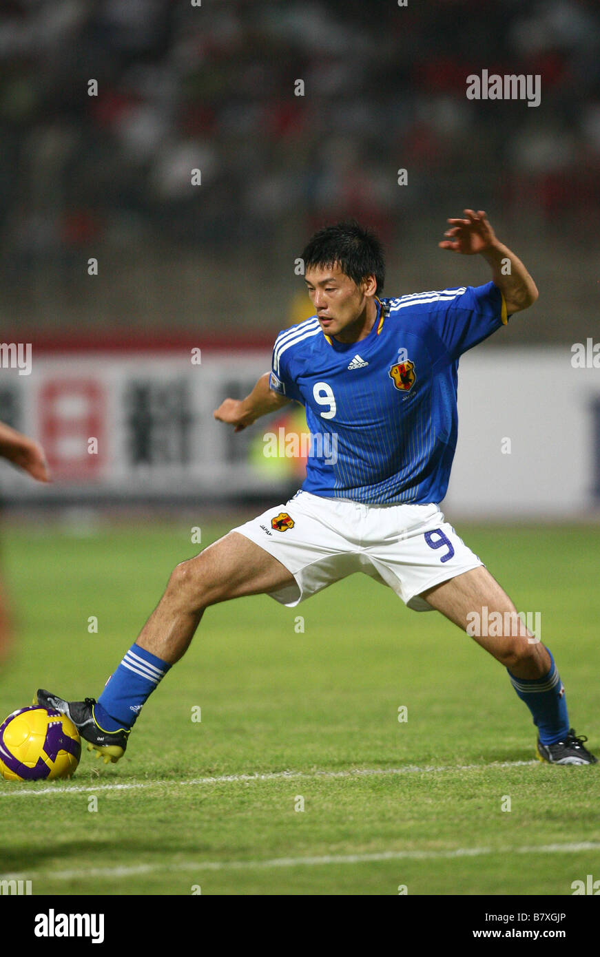 Daisuke Matsui JPN 6 Septiembre 2008 de fútbol de la Copa Mundial de la FIFA 2010 Ronda Final Asiática de calificadores entre Bahrein 2 3 Japón en el Estadio Nacional de Bahrein Manama Bahrein Foto por YUTAKA AFLO SPORT 1040 Foto de stock