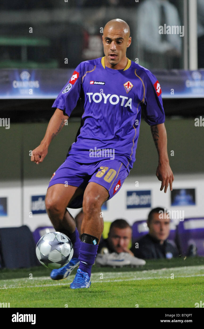 Daryo Moreno Steaua September 30 2008 Football UEFA Champions League 2008  2009 Fiorentina Italy vs Steaua Bucuresti Bucarest 0 0 Artemio Franchi  Stadium Florence Italy Photo by Enrico Calderoni AFLO Stock Photo - Alamy