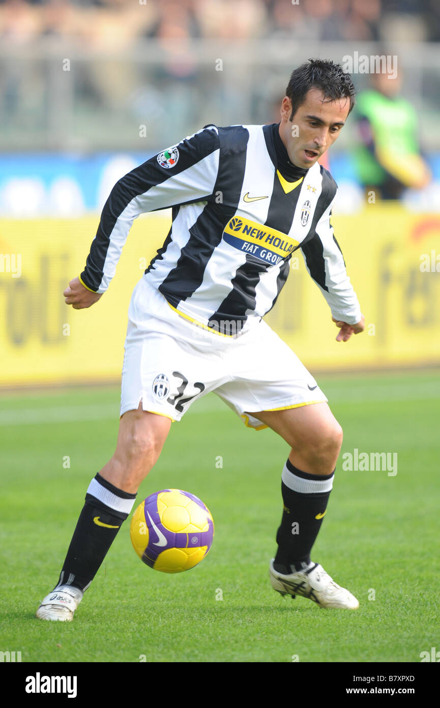 Marco Marchionni Juventus el 9 de noviembre de 2008, Serie A italiana de fútbol partido entre Chievo Verona y Juventus en el Marc Antonio Foto de stock