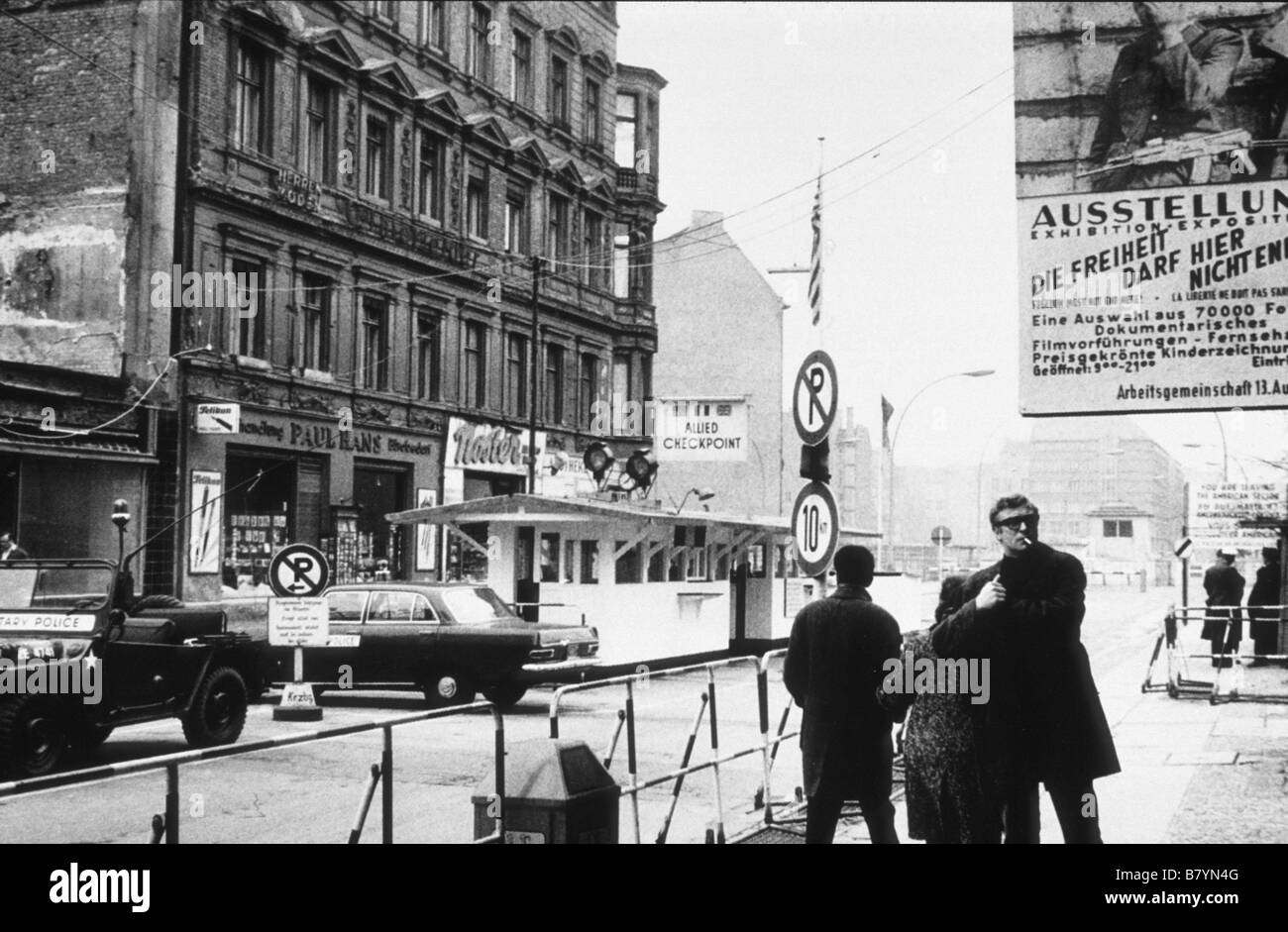 MES FUNERAILLES un funeral en Berlín Berlín Año: 1966 - REINO UNIDO Michael Caine Director: Guy Hamilton Foto de stock
