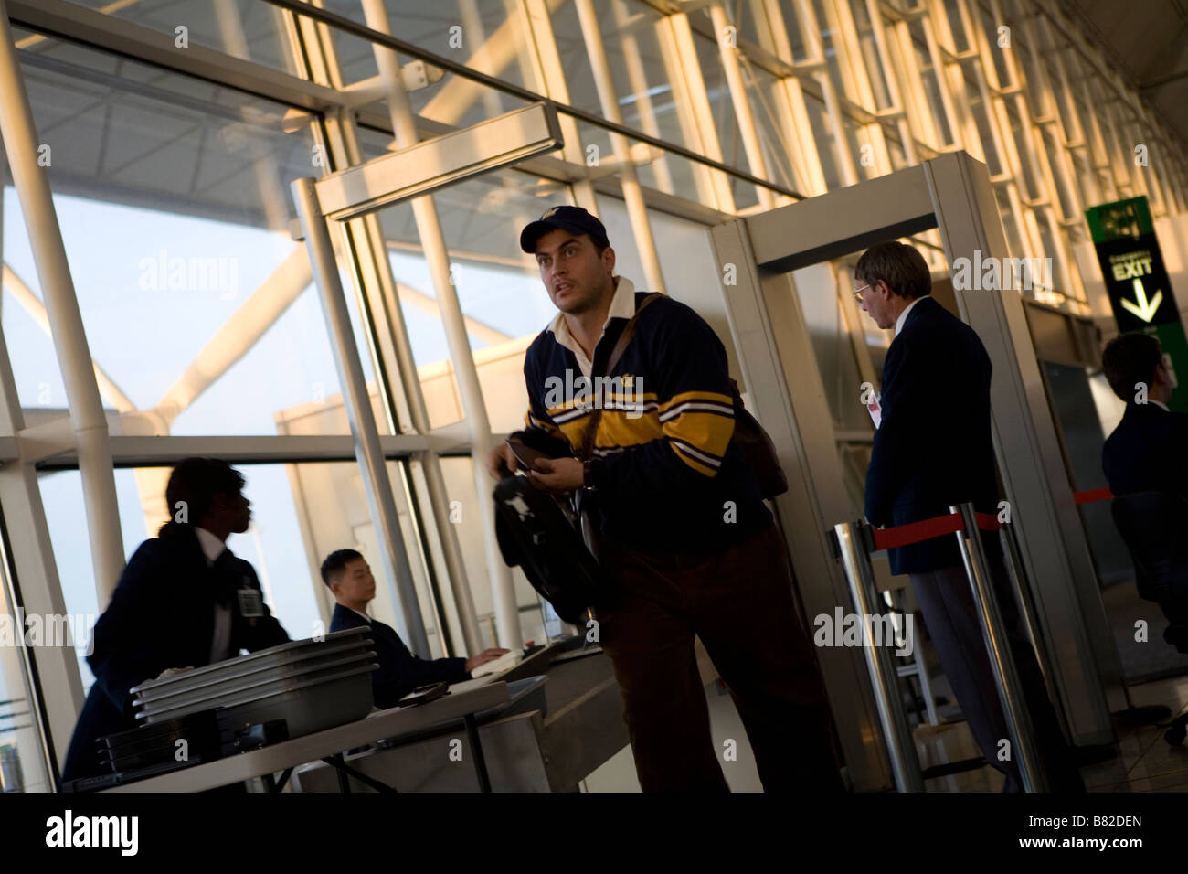 United 93 Año 2006 Estados Unidos Cheyenne Jackson Director: Paul Greengrass Foto de stock