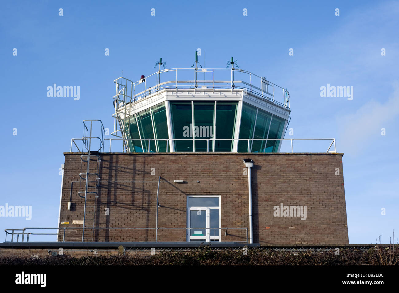 Torre de Control del Tráfico Aéreo (ATC), RAF Colerne, Wiltshire Foto de stock