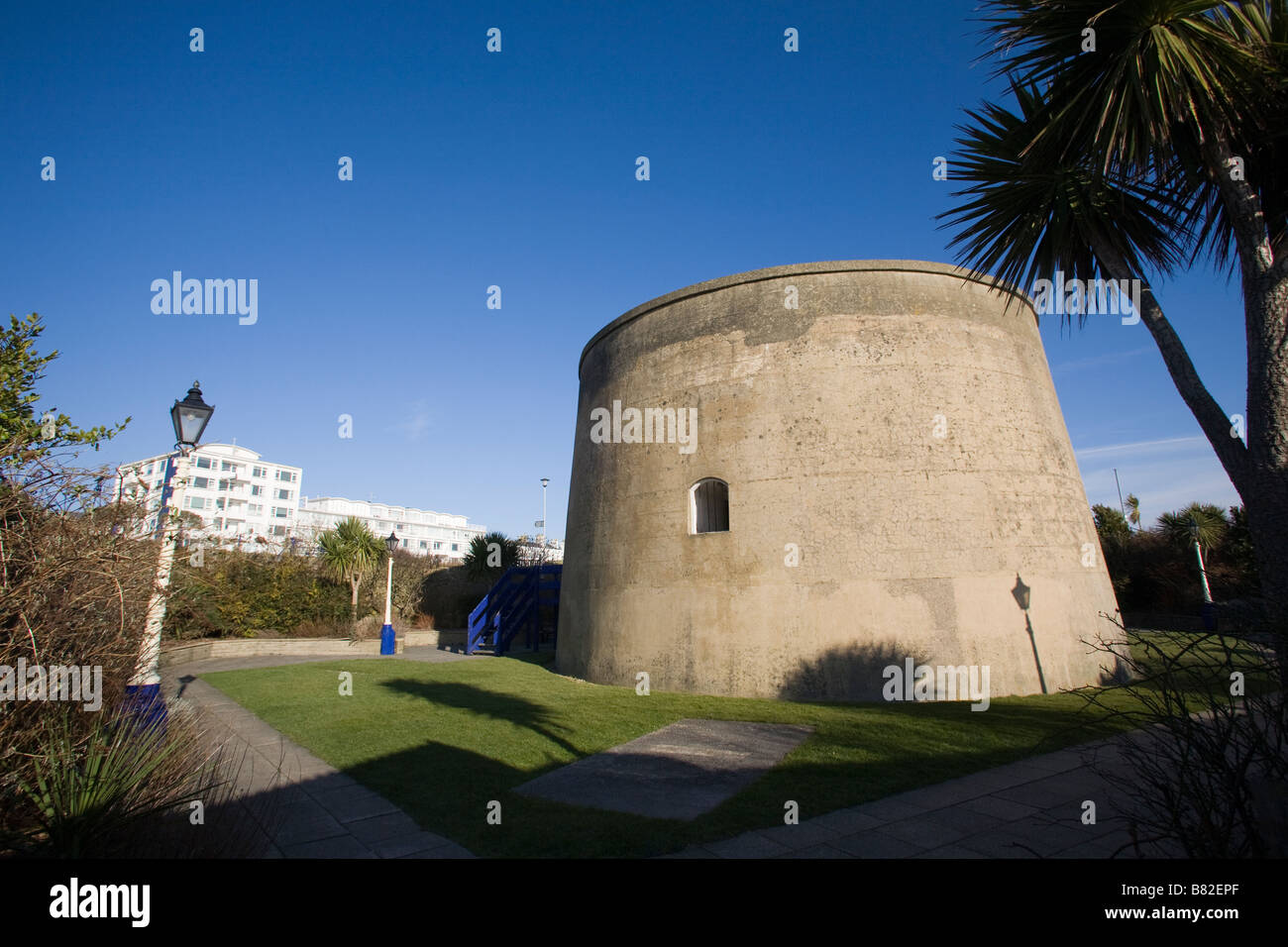 La torre Martello, Eastbourne, East Sussex, Inglaterra, Reino Unido GB Foto de stock