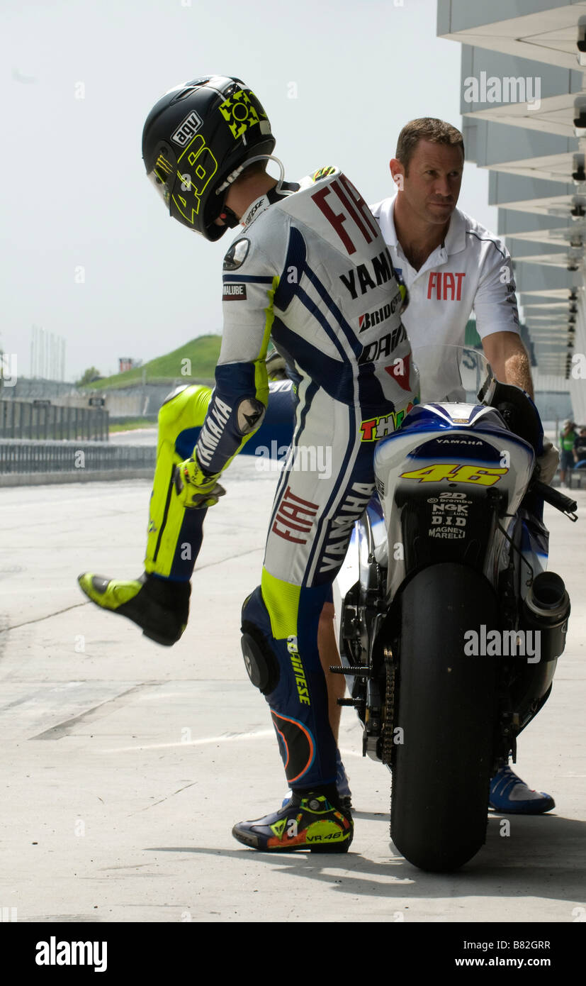 Campeón del Mundo de MotoGP Valentino Rossi de Italia Fotografía de stock -  Alamy