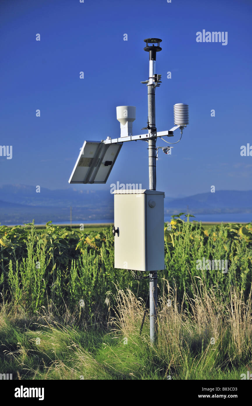 Estación meteorológica automática Fotografía de stock - Alamy