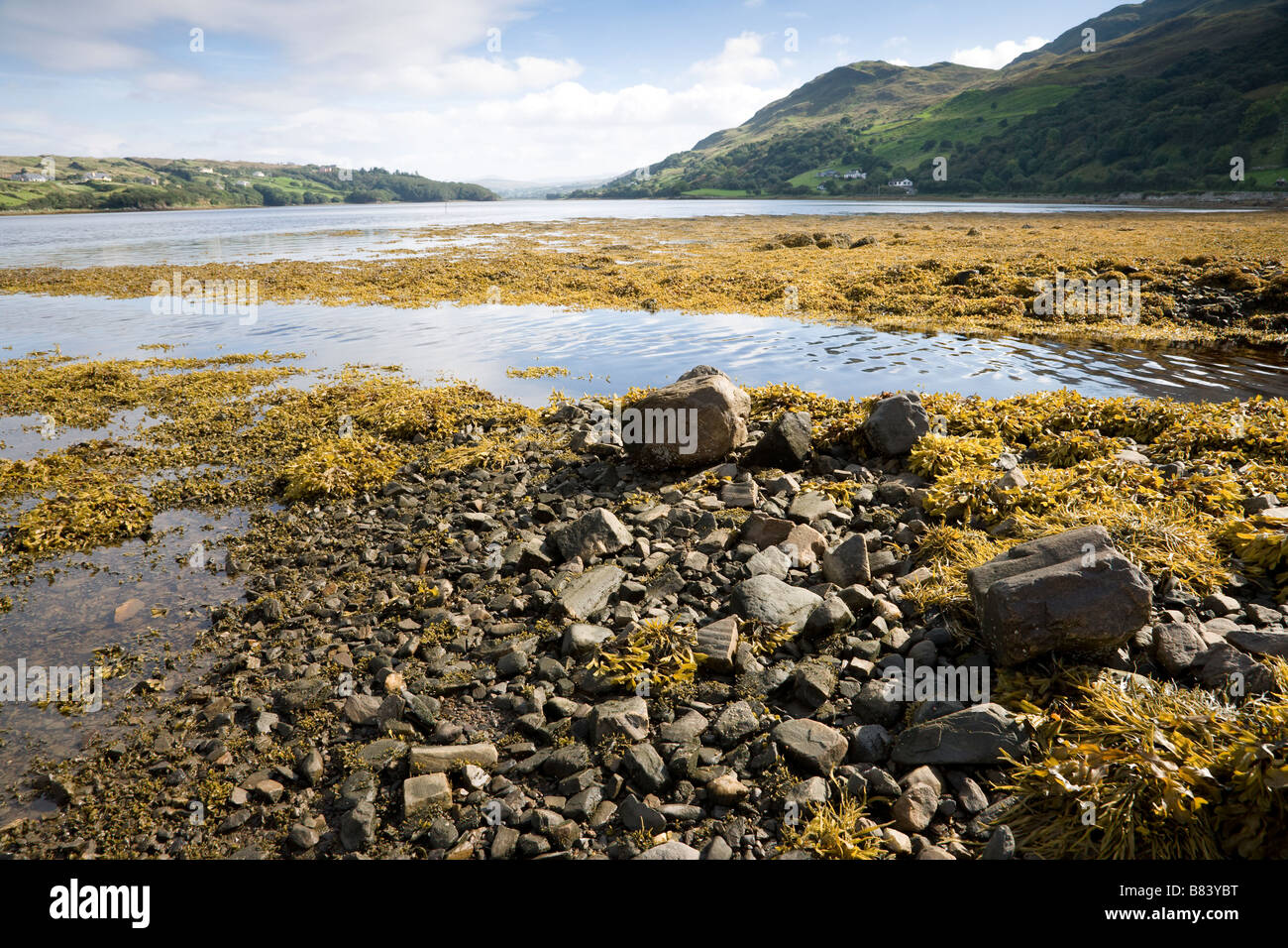 Gweebara bahía cerca de Ardara, Condado de Donegal Foto de stock