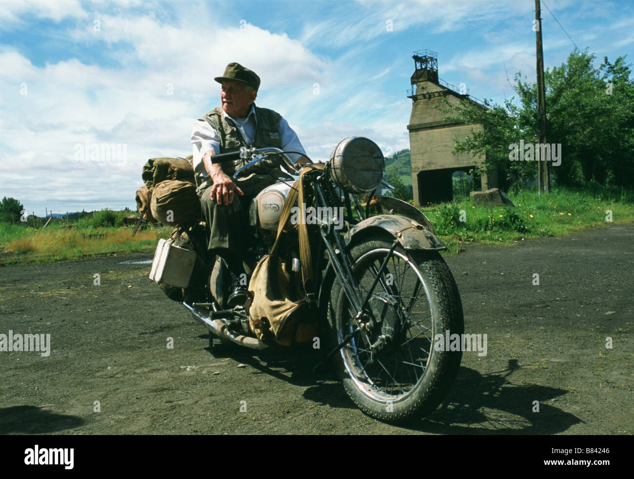 The Motorcycle Diaries Año : 2004 EE.UU., Argentina, Reino Unido Alberto Granado Director: Walter Salles Foto de stock