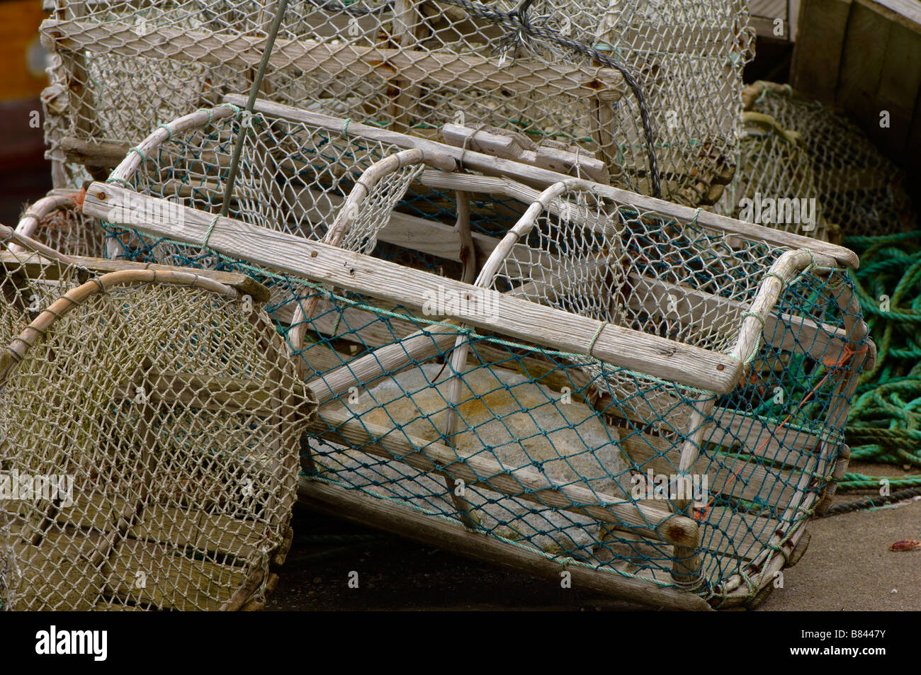En la captura de cangrejo Fishermens weast coast de Karmøy en Åkrehamn Rogaland, Noruega Foto de stock