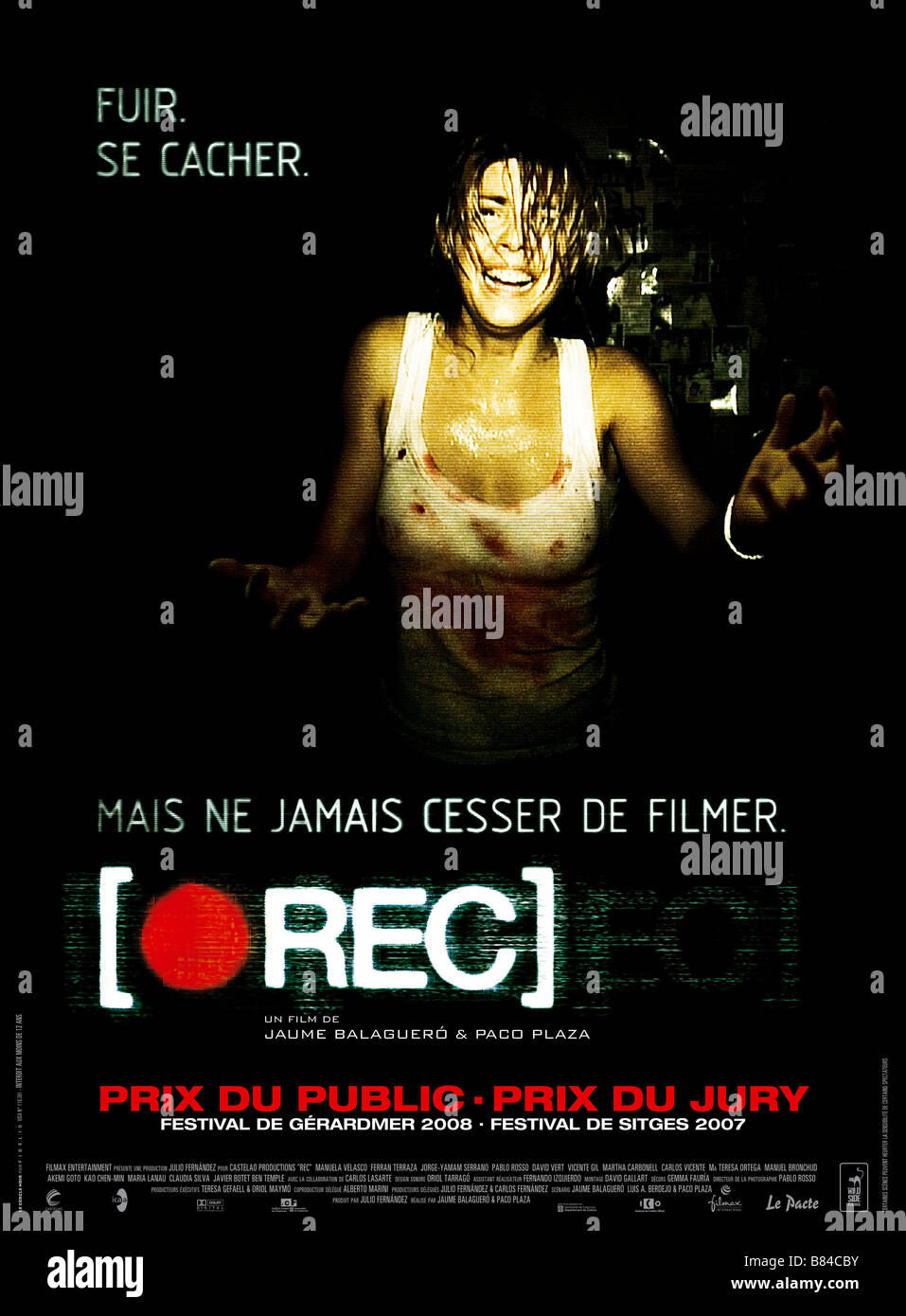 Rec La peur... en directo! [Rec] Año: 2007 - España Affiche/póster, Manuela  Velasco Director: Jaume Balagueró y Paco Plaza Fotografía de stock - Alamy