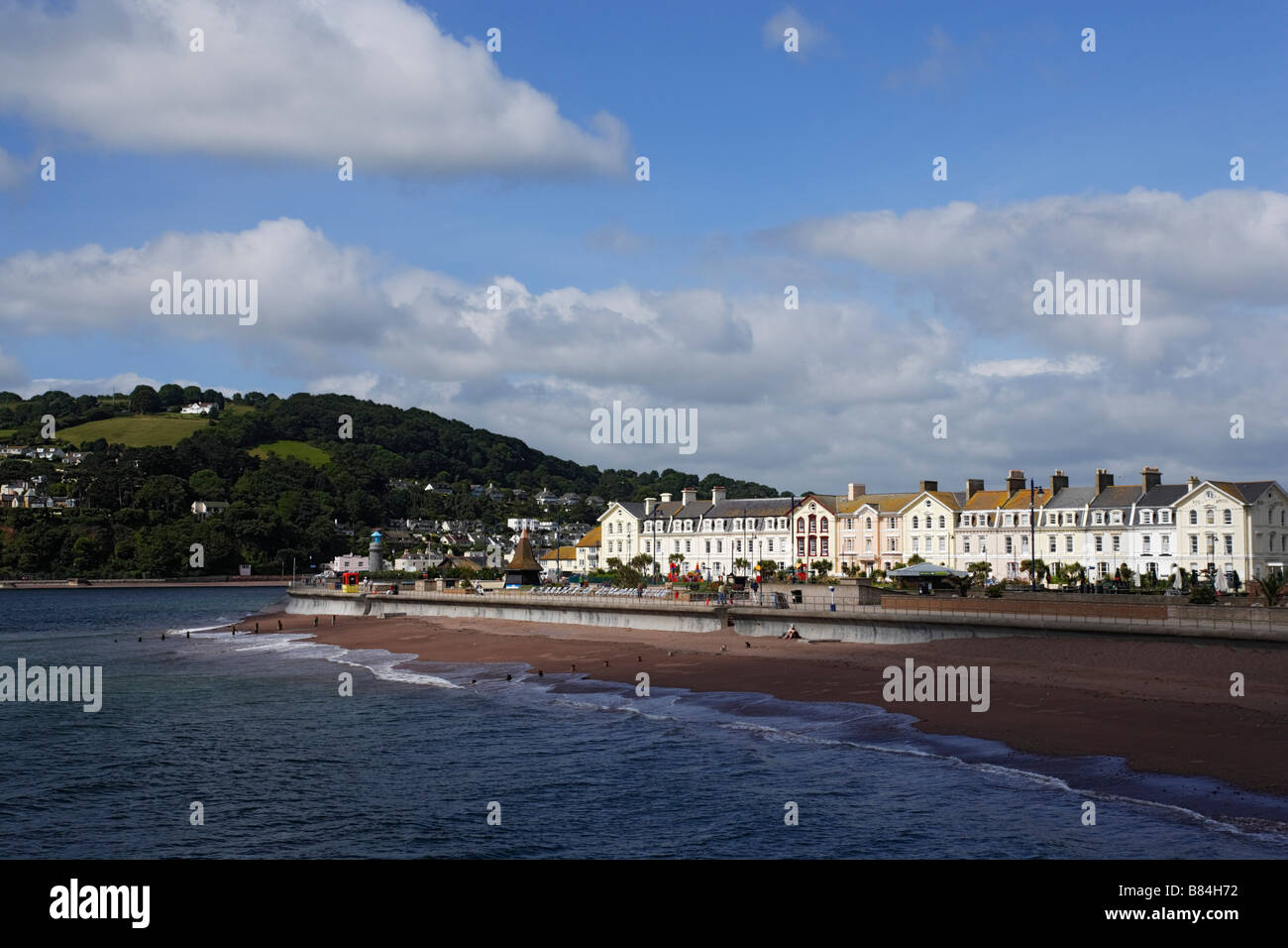 Costa de Teignmouth Devon, Inglaterra, Reino Unido Foto de stock