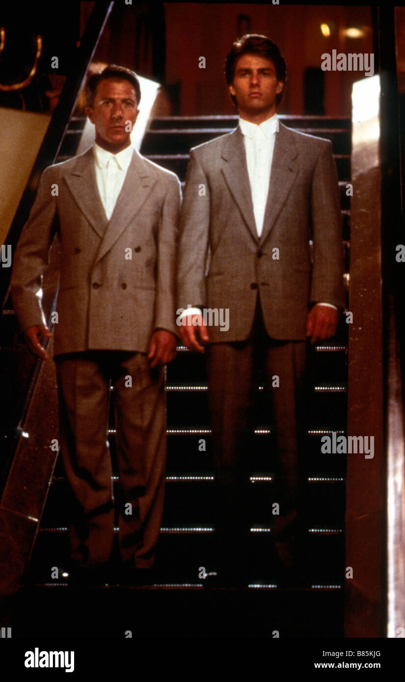 Rain Man Año 1988 - Estados Unidos de Dustin Hoffman, Tom Cruise Director:  Barry Levinson Fotografía de stock - Alamy