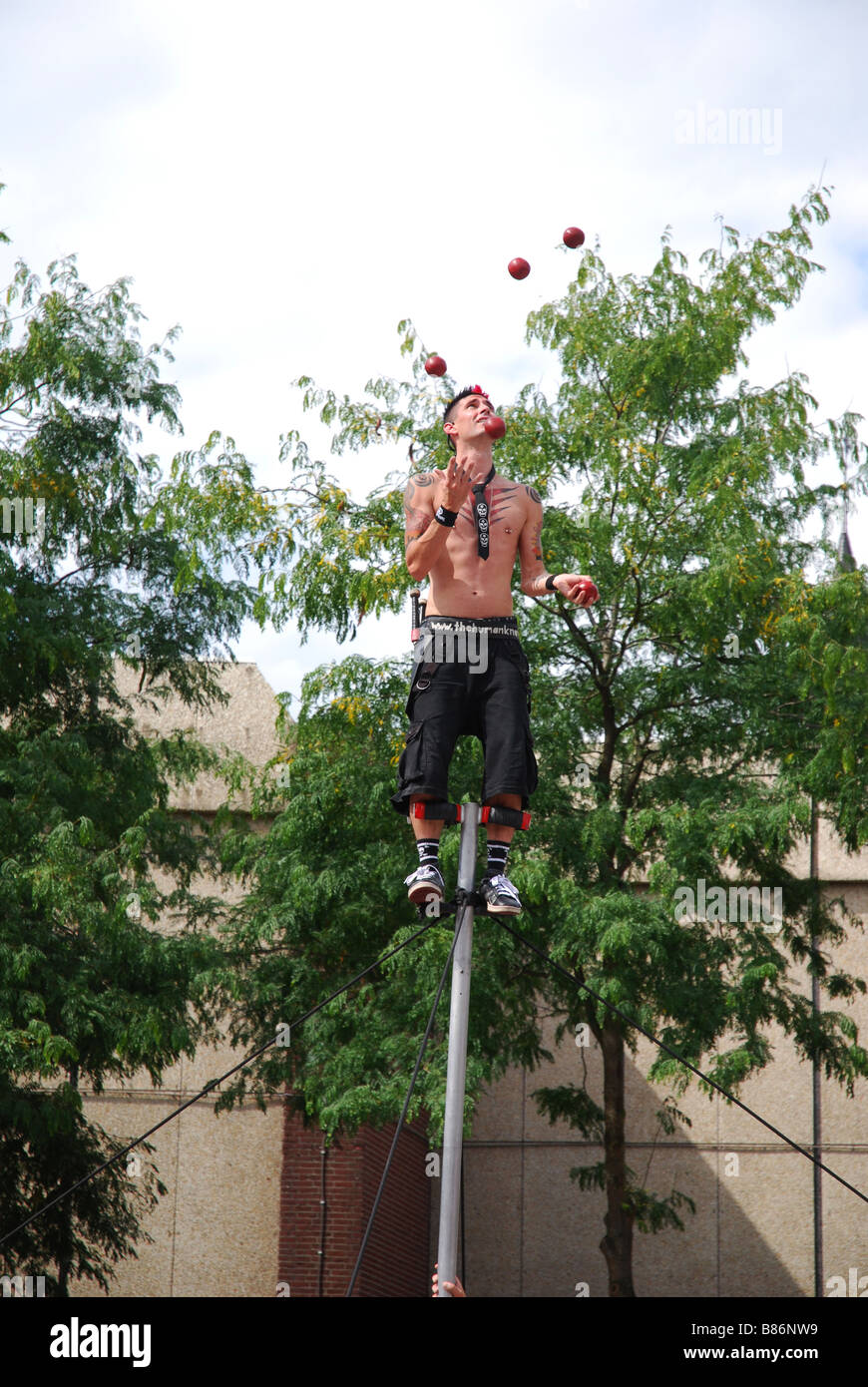 Australia Alkazam acto de equilibrio y Artista del escape Fotografía de