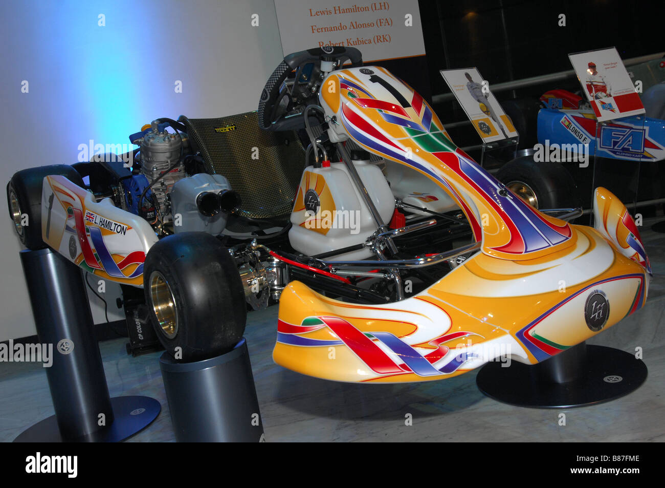 CIK FIA Karting Adwards, Hamilton LH Kart, Mónaco Foto de stock