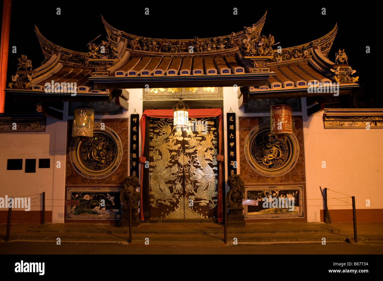 Malacca Malasia Cheng Hoon Teng TeThe templo Cheng Hoon Teng es un templo budista en Jalan Tokong Chinatown centro ciudad ciudad Foto de stock