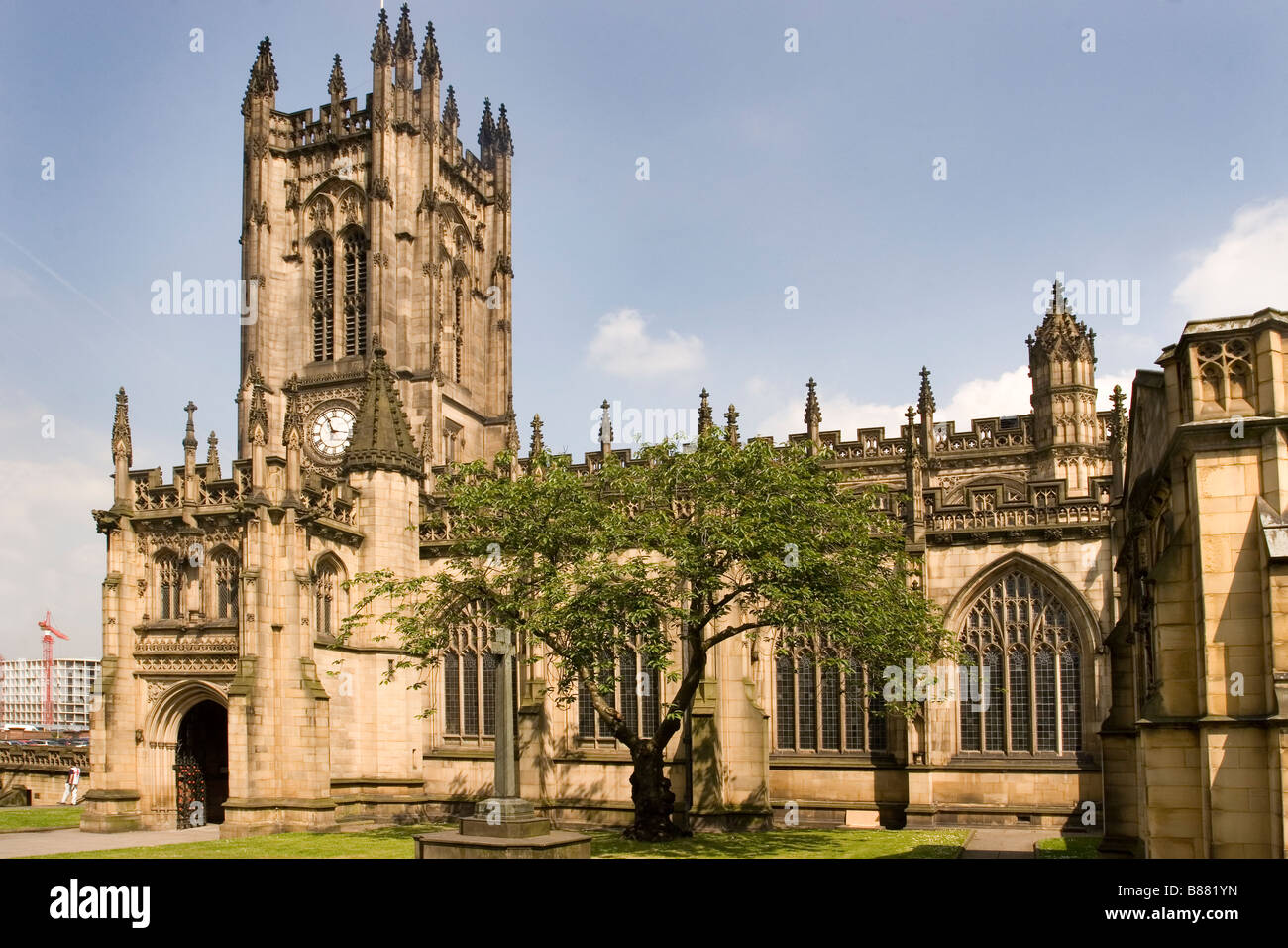 Catedral, Manchester Foto de stock