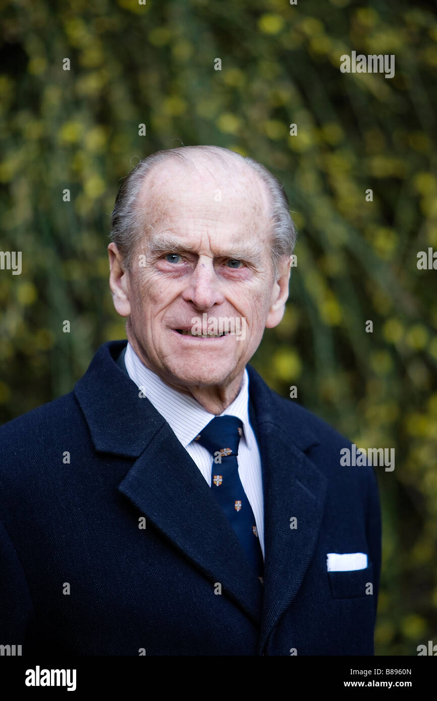 El príncipe Felipe, Duque de Edimburgo Foto de stock