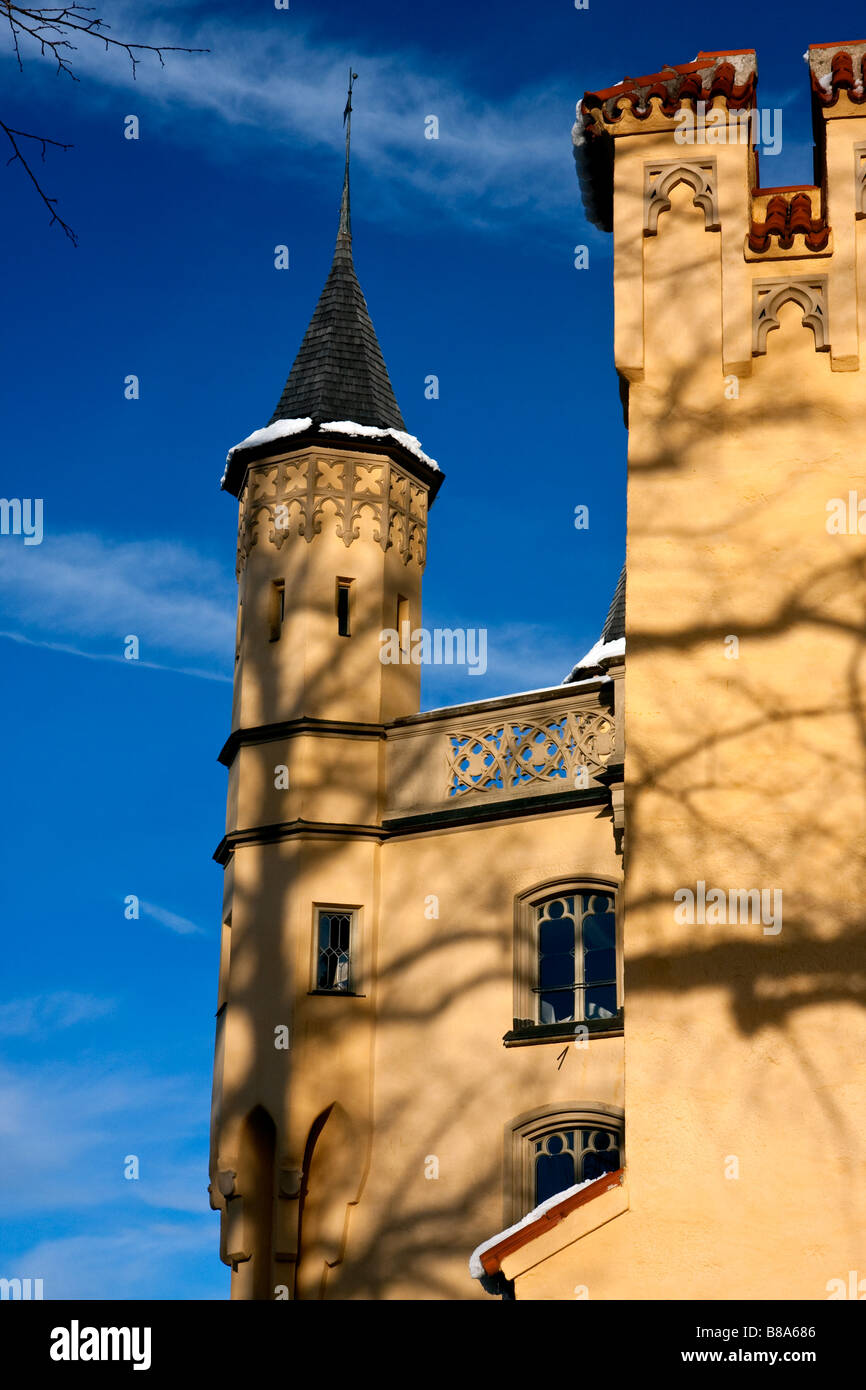 Castillo Hohenschwangau, Baviera, Alemania Foto de stock