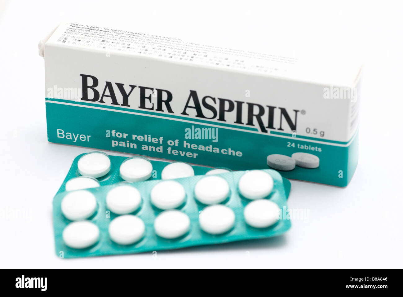 Tabletas de Aspirina Bayer Fotografía de stock Alamy