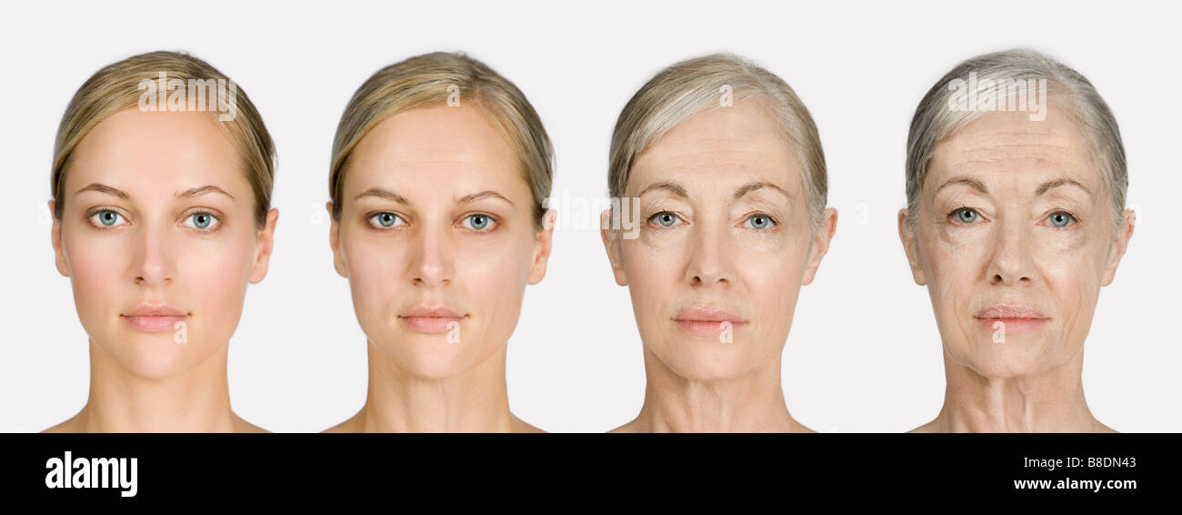 старение лица. стареющая кожа лица. старение человека. часы тикают новости. бабушка перед зеркалом.