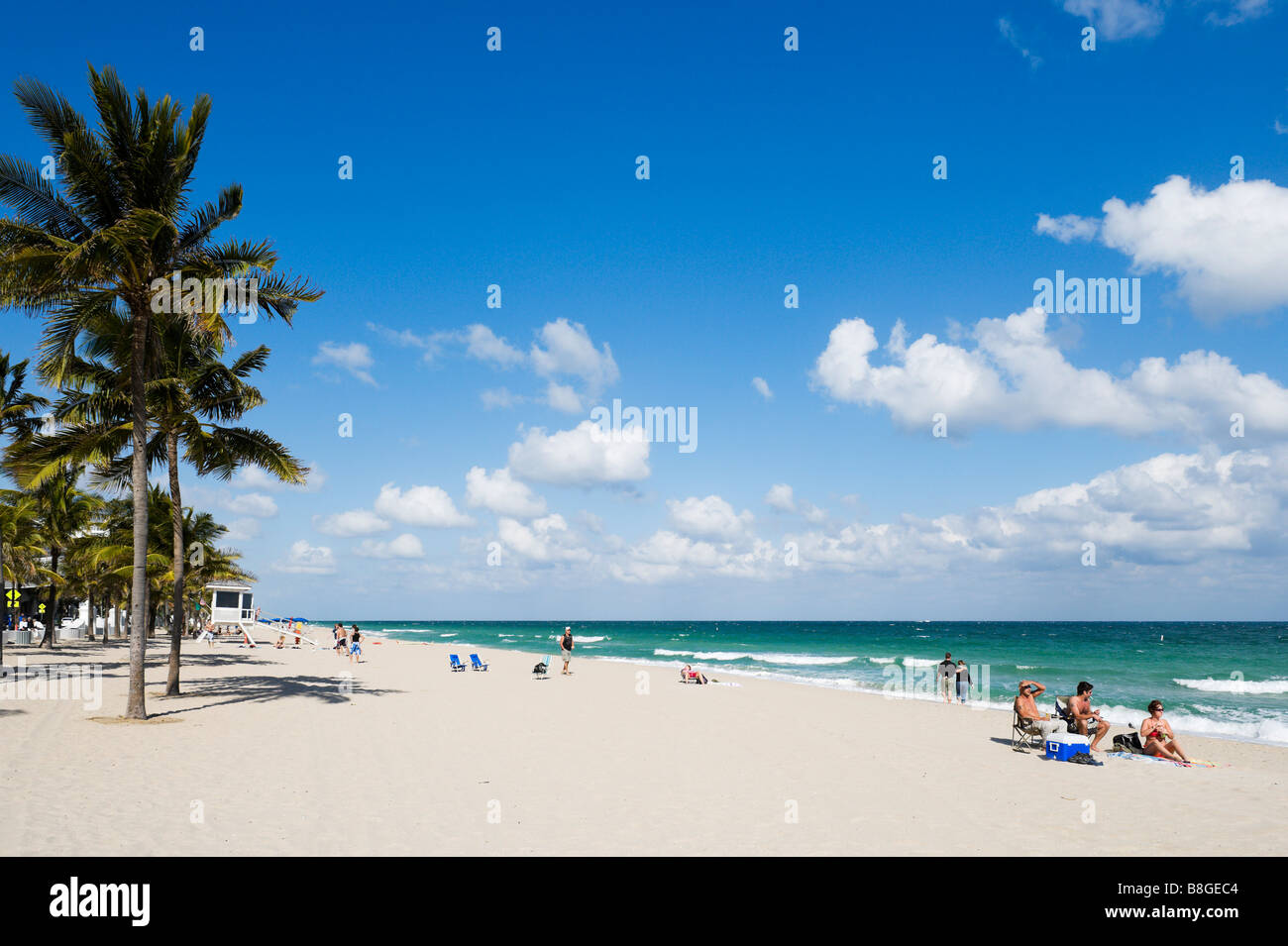 Fort Lauderdale Beach, Gold Coast, Florida, EE.UU. Foto de stock