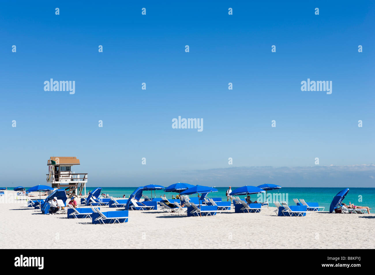 South Beach, Miami Beach, Gold Coast, Florida, EE.UU. Foto de stock