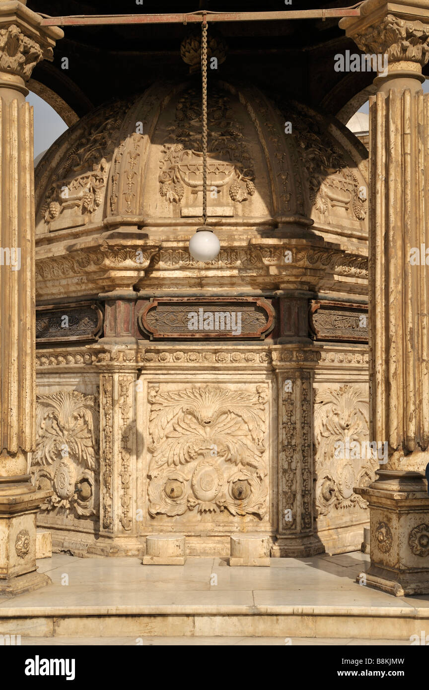 Mohammed Ali de la Mezquita de Alabastro, la Ciudadela de El Cairo, Egipto 33574 081125 Foto de stock